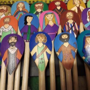 Jesus and the 12 disciples story spoons