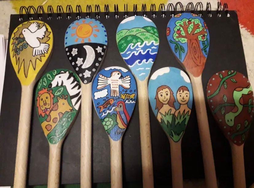 Creation Story Spoons
