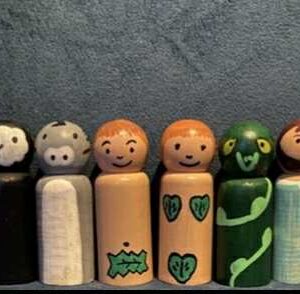 Selection of peg doll Bible characters – set of 12