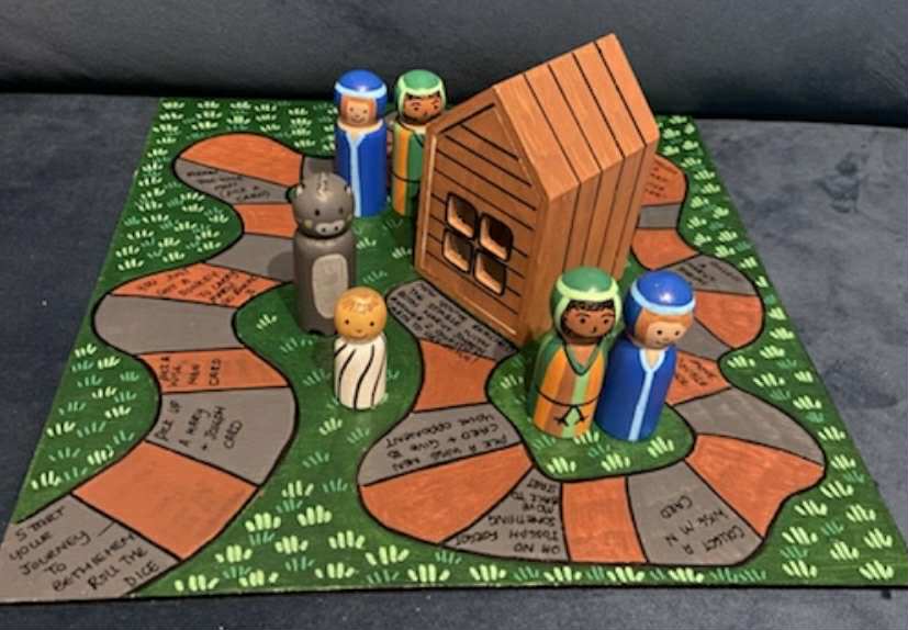 Journey to Bethlehem wooden board game - Image 2