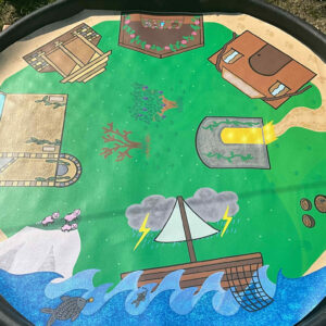 Miracles of Jesus play mat ‘miracle mat’ (fits a tuff tray)