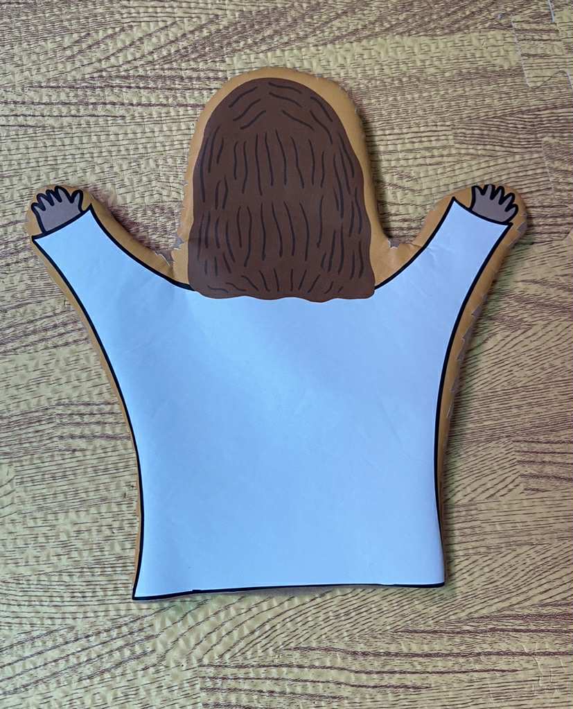 Bible figures glove puppets, front and back design set of 8 - Image 15