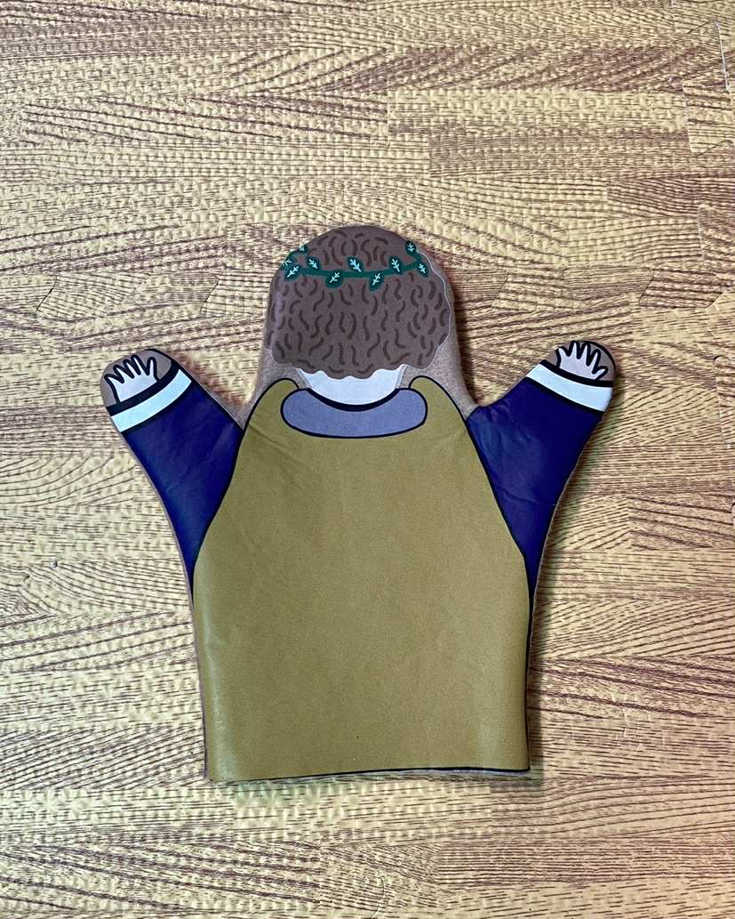 Bible figures glove puppets, front and back design set of 8 - Image 13