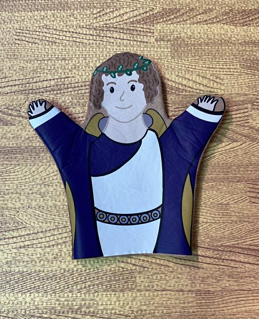 Bible figures glove puppets, front and back design set of 8 - Image 12