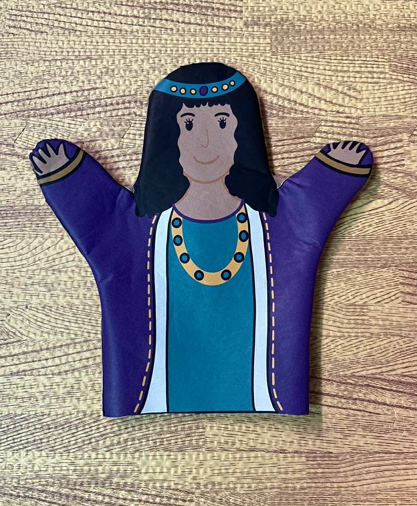 Bible figures glove puppets, front and back design set of 8 - Image 10