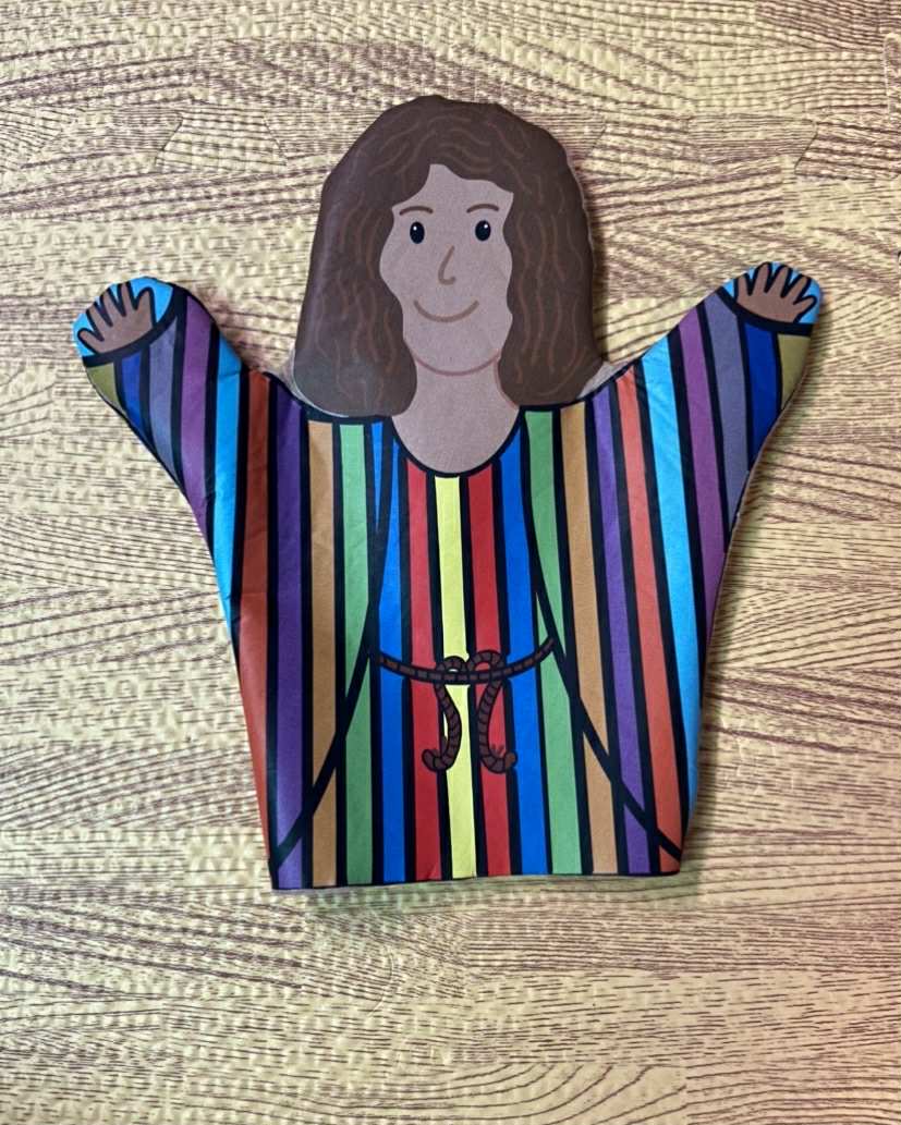 Bible figures glove puppets, front and back design set of 8 - Image 6