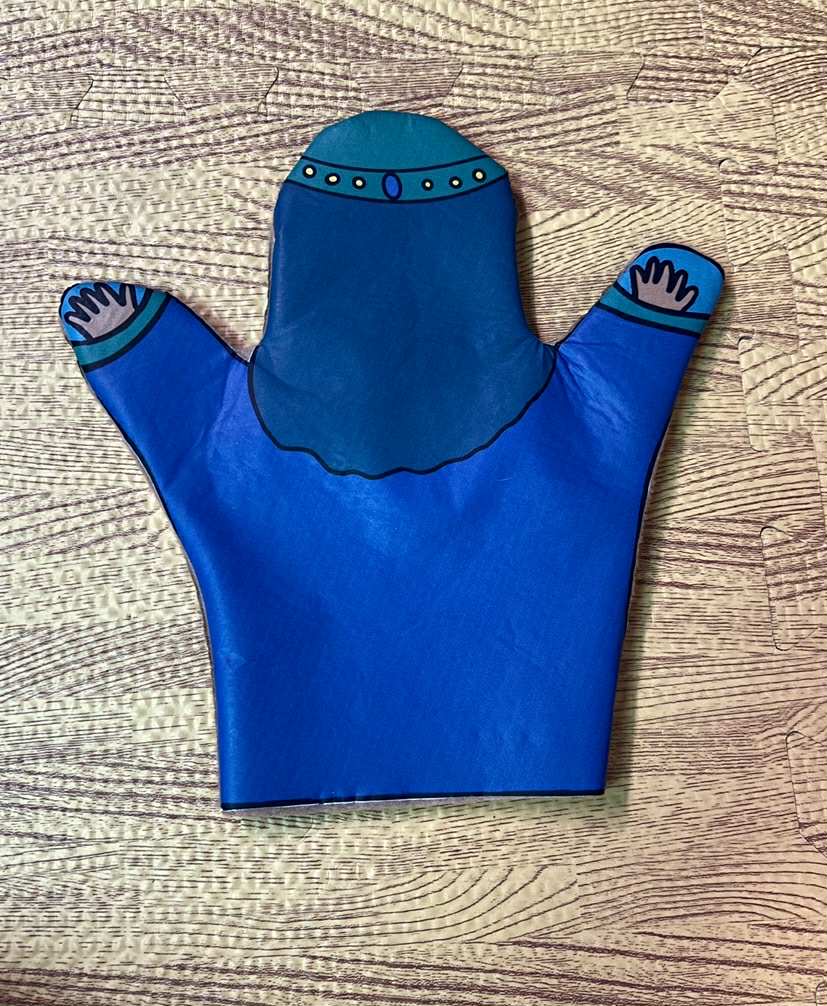 Bible figures glove puppets, front and back design set of 8 - Image 5